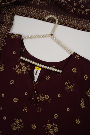 Rozi  - Exclusive Lawn  Outfit with Dupatta - Ready to Wear SD509