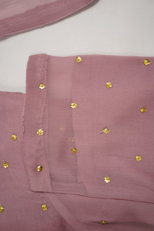Husan e Jahan - Chiffon Outfit with Gharara - Ready to Wear SD443