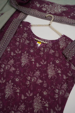Rozi  - Exclusive Lawn  Outfit with Dupatta - Ready to Wear SD512