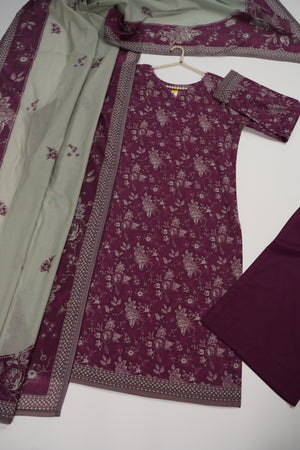 Rozi  - Exclusive Lawn  Outfit with Dupatta - Ready to Wear SD512