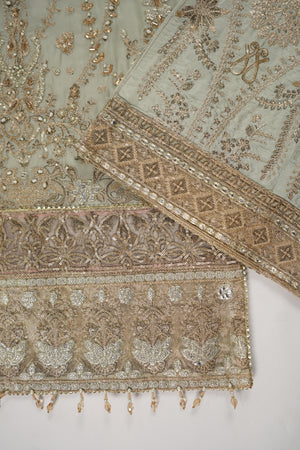 Husan e Jahan - Chiffon Outfit with Chiffon Dupatta - Ready to Wear SD452