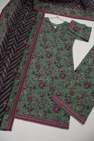 Rozi  - Exclusive Lawn  Outfit with Dupatta - Ready to Wear SD514