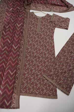 Rozi  - Exclusive Lawn  Outfit with Dupatta - Ready to Wear SD515