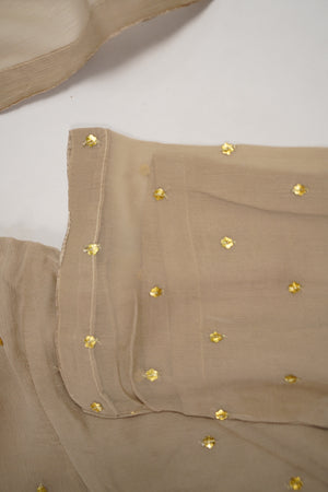 Husan e Jahan - Chiffon Outfit with Gharara - Ready to Wear SD444