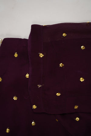 Husan e Jahan - Chiffon Outfit with Gharara - Ready to Wear SD451