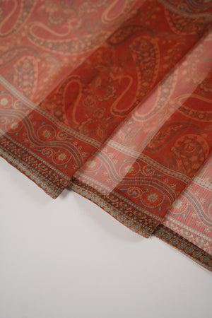 Rozi  - Embroidered Crepe Silk Outfit With Plazzo Bottoms and Dupatta - Ready to Wear SD516