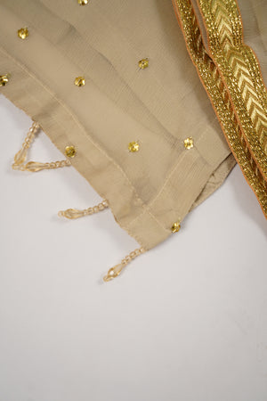 Husan e Jahan - Chiffon Outfit with Gharara - Ready to Wear SD450