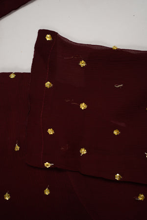 Husan e Jahan - Chiffon Outfit with Gharara - Ready to Wear SD445
