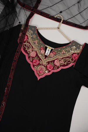 Rozi  - Exclusive Linen  Outfit with Dupatta - Ready to Wear SD517
