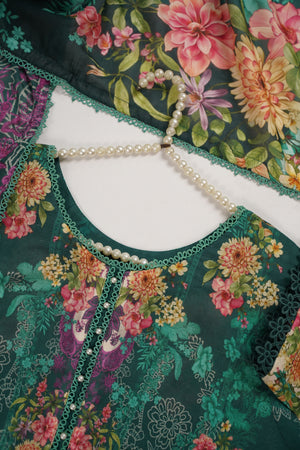 Rozi  - Exclusive Lawn  Outfit with Dupatta - Ready to Wear - SD385