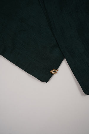 Bespoke - PRE ORDER - Khaas - Raw Silk Outfit with Organza Dupatta - Ready to Wear - SD520