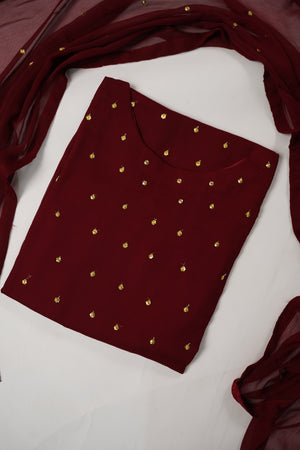 Husan e Jahan - Chiffon Outfit with Gharara - Ready to Wear SD441
