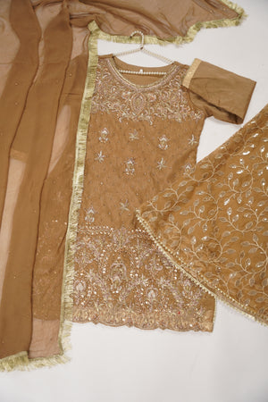 Khaas - Luxury Organza Outfit with chiffon  Dupatta - Ready to Wear SD481
