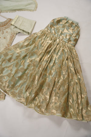Khaas - Luxury Organza Outfit with chiffon  Dupatta - Ready to Wear SD478