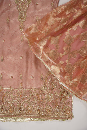 Khaas - Luxury Organza Outfit with chiffon  Dupatta - Ready to Wear SD479