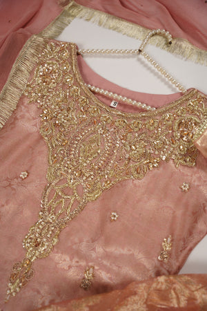 Khaas - Luxury Organza Outfit with chiffon  Dupatta - Ready to Wear SD479