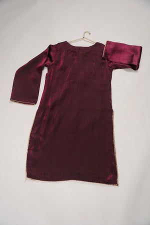 Khaas - Luxury Sheesha Silk Outfit - Ready to Wear SD473