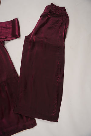Khaas - Luxury Sheesha Silk Outfit - Ready to Wear SD473