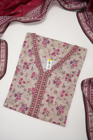 Rozi  - Exclusive Lawn  Outfit with Dupatta - Ready to Wear SD506