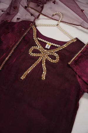 Khaas - Luxury Sheesha Silk Outfit - Ready to Wear SD473