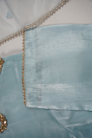 Khaas - Luxury Sheesha Silk Outfit - Ready to Wear SD475