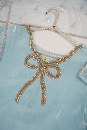 Khaas - Luxury Sheesha Silk Outfit - Ready to Wear SD475