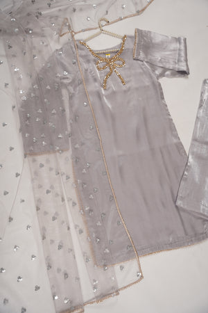 Khaas - Luxury Sheesha Silk Outfit - Ready to Wear SD477
