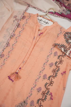 SadaBahar Originals- Exclusive Lawn  Outfit with Dupatta - Ready to Wear SD468