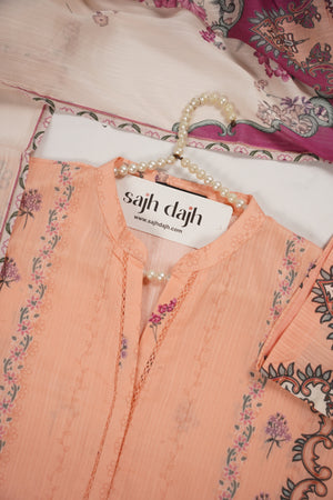 SadaBahar Originals- Exclusive Lawn  Outfit with Dupatta - Ready to Wear SD468