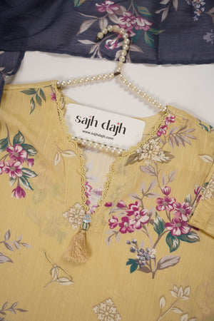 SadaBahar Originals  - Exclusive Lawn  Outfit with Dupatta - Ready to Wear SD465