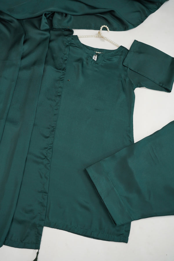 Rozi - Viral Farshi Shalwar Shamoz Silk Outfit with Shamoz Dupatta - Ready to Wear