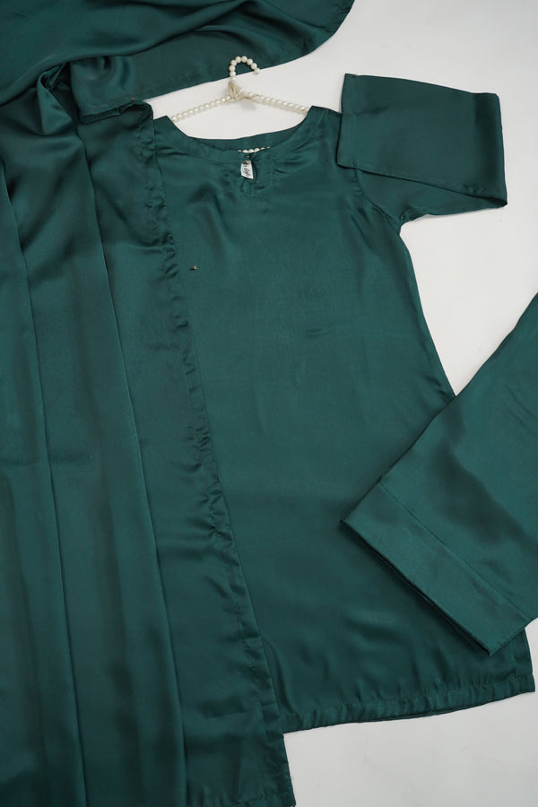Rozi - Viral Farshi Shalwar Shamoz Silk Outfit with Shamoz Dupatta - Ready to Wear
