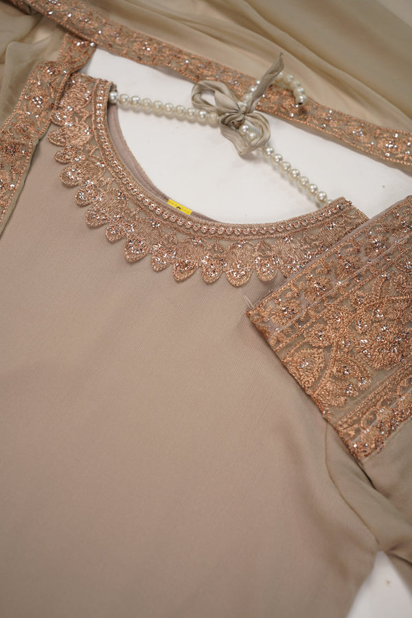 Chiffon Budget Wear Suit with Chiffon Dupatta - Ready to Wear HEJ-V5-D1