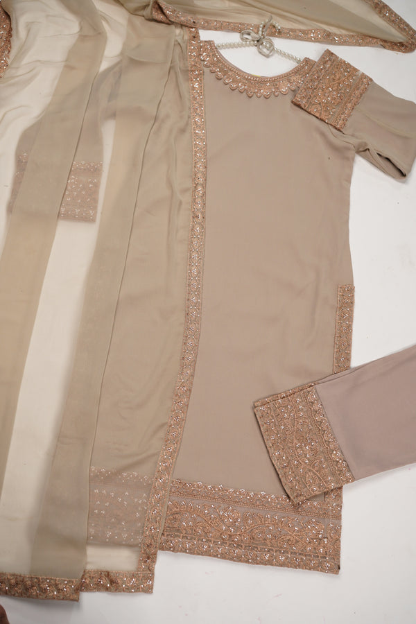Chiffon Budget Wear Suit with Chiffon Dupatta - Ready to Wear HEJ-V5-D1