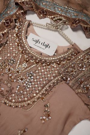 Husan e Jahan - Luxury Festive Collection with Sharara - Ready to Wear - HEJ-V5-D5