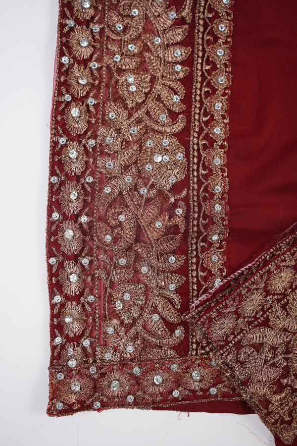 Mum and Me - Chiffon Budget Wear Suit with Chiffon Dupatta and Plazzo Bottoms - Ready to Wear