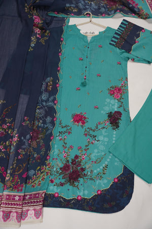 SadaBahar Originals - Exclusive Lawn  Outfit with Dupatta - Ready to Wear SD462
