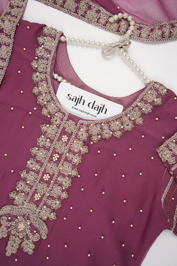 Chiffon Budget Wear Suit with Chiffon Dupatta - Ready to Wear PD007
