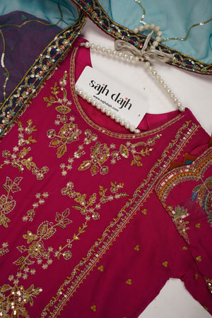 Husan e Jahan - Luxury Festive Collection - Ready to Wear - HEJ-V5-D4-SD