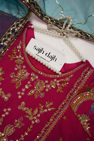 Husan e Jahan - Luxury Festive Collection - Ready to Wear - HEJ-V5-D4-SD