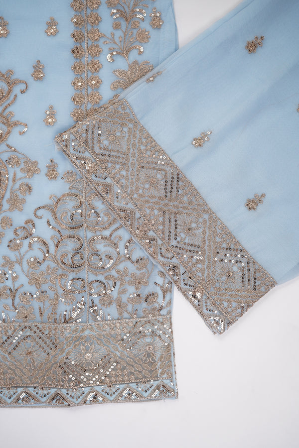 Chiffon Budget Wear Suit with Chiffon Dupatta - Ready to Wear - PD005