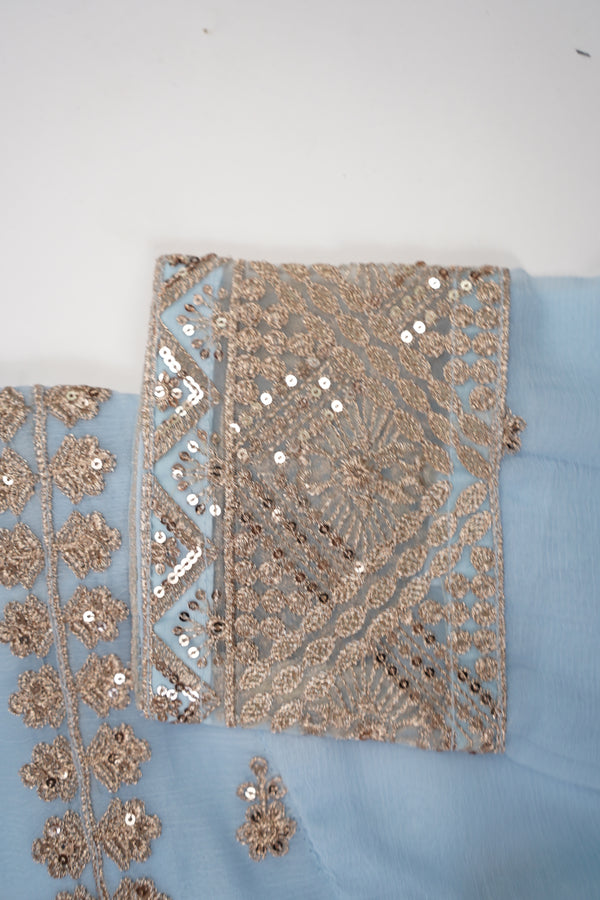 Chiffon Budget Wear Suit with Chiffon Dupatta - Ready to Wear - PD005