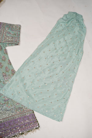 Husan e Jahan - Luxury Festive Collection with Sharara - Ready to Wear - HEJ-V5-D2-SD