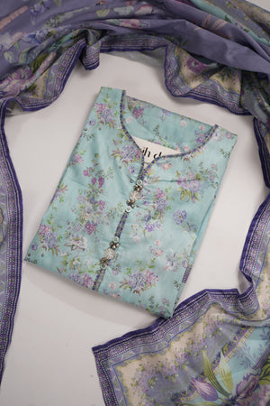 Bin Saeed Originals - Exclusive Lawn Outfit with Dupatta - Ready to Wear - SD293