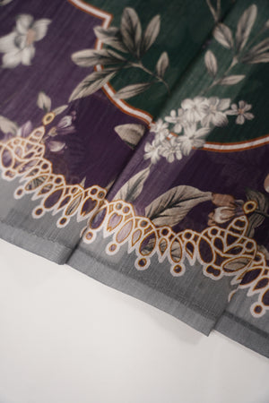 SadaBahar Originals - Exclusive Lawn  Outfit with Dupatta - Ready to Wear SD466 Green
