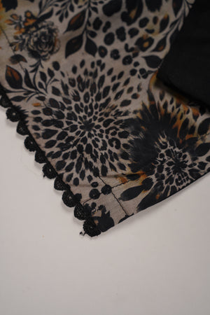 Rozi - Luxury Lawn Outfit With Chiffon Dupatta - Ready to Wear PD103