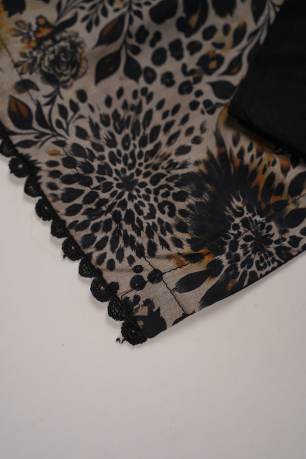 Rozi - Luxury Lawn Outfit With Chiffon Dupatta - Ready to Wear PD103