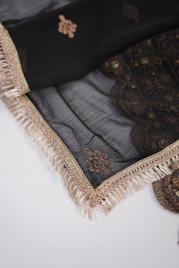 Chiffon Budget Wear Suit with Chiffon Dupatta - Ready to Wear - PD001