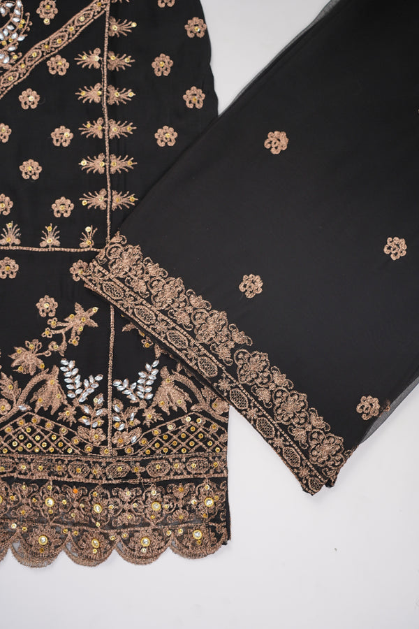 Chiffon Budget Wear Suit with Chiffon Dupatta - Ready to Wear - PD001