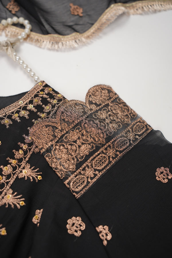 Chiffon Budget Wear Suit with Chiffon Dupatta - Ready to Wear - PD001